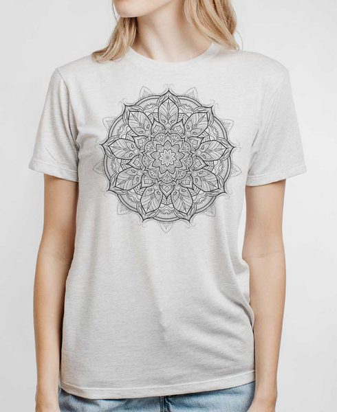 Mandala - Multicolor on Womens Unisex T Shirt